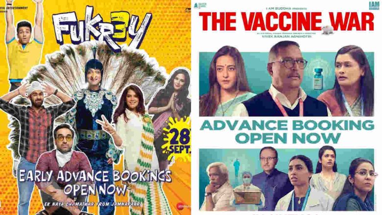 fukrey 3 vs vaccine_war advance booking